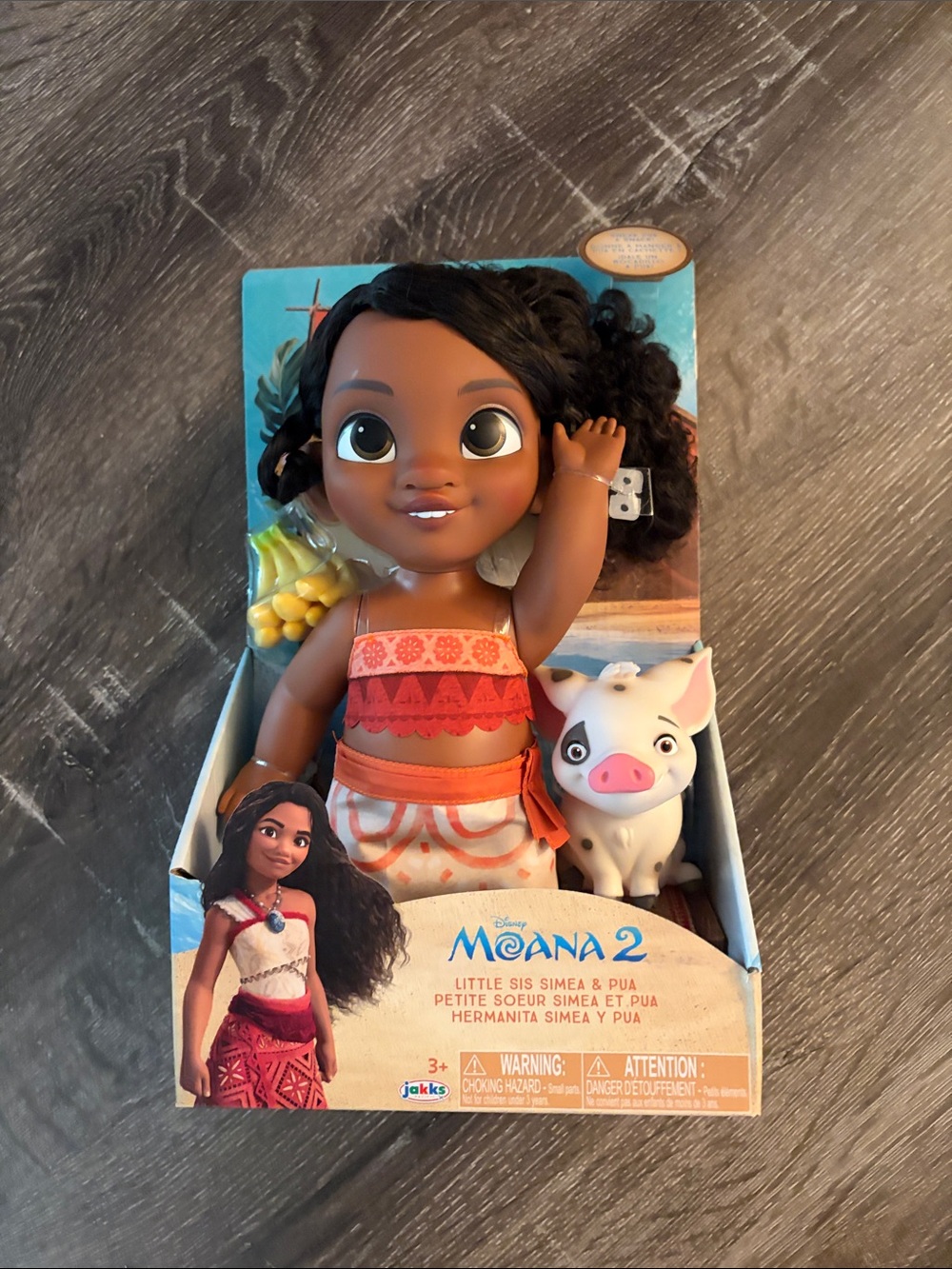Disney Moana 2 Little Sis Simea & Pua Doll Set NIB Jakks Pacific